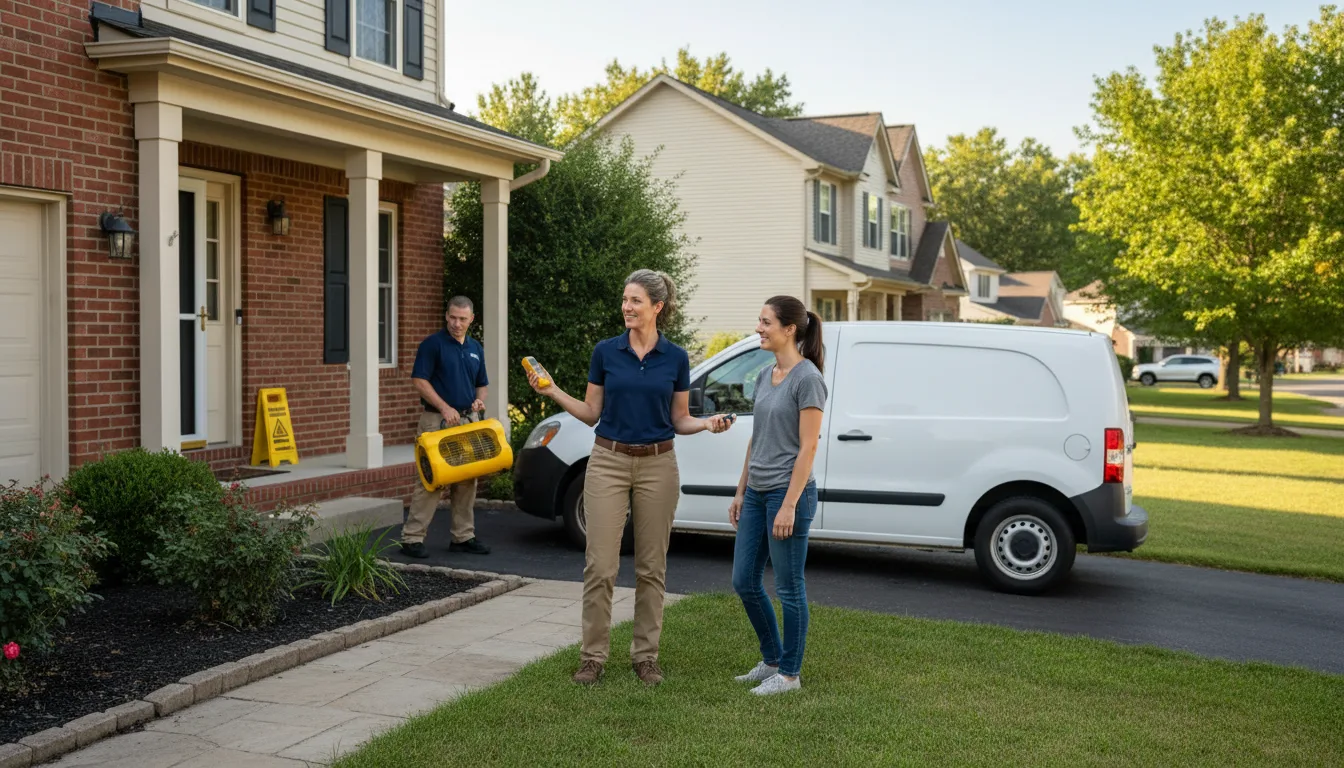 Water restoration image for Dehumidification And Cleanup Services in Chemung, NY